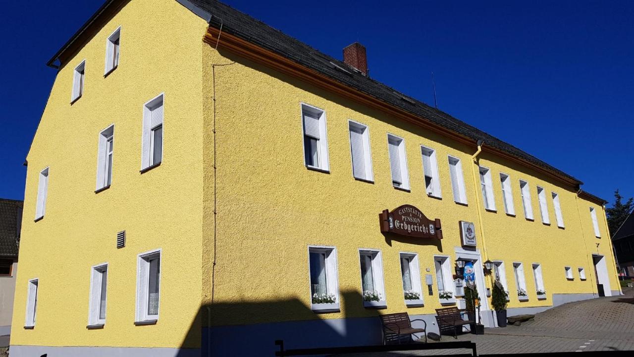 Pension & Gasthof Erbgericht Hoehenlage 850M Marienberg Zewnętrze zdjęcie